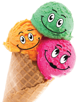 big ice cream cone